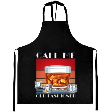 Discover Call Me Old Fashioned, Funny Whiskey Gift. Aprons