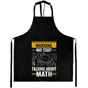 Discover Mathematician Humor Funny Math Teacher Aprons