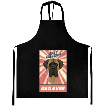 Discover Best Mastiff Dad Ever I Mastiff Lover Aprons