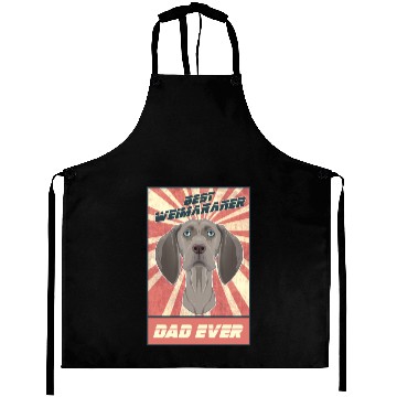 Discover Best Weimaraner Dad Ever I Weimaraner Lover Aprons