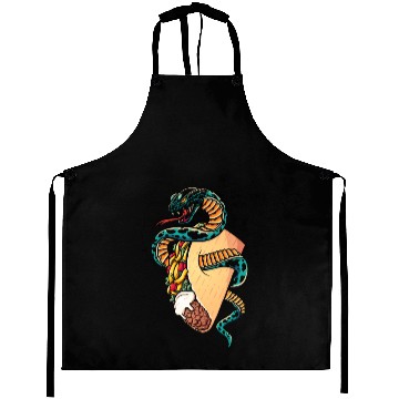 Discover Snake Boa Venom Serpent Reptile Python Taco Eater Aprons