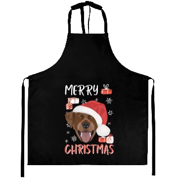 Discover Labrador Merry Christmas Aprons