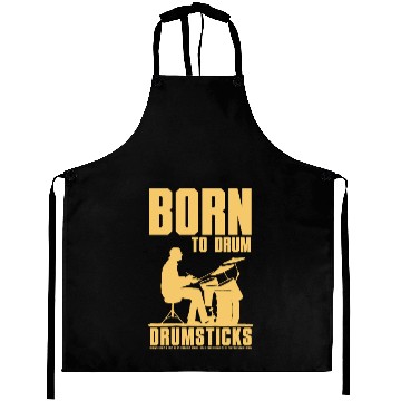 Discover Born To Drum Drumsticks Aprons