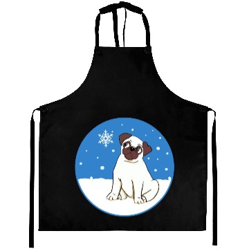 Discover Curious Pug Aprons