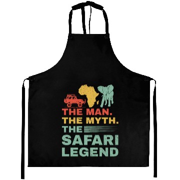 Discover African Safari The Man The Myth The Safari Legend Aprons