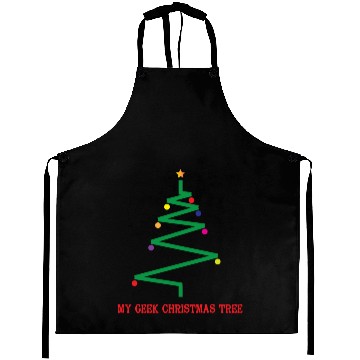 Discover Geek Xmass Tree Aprons