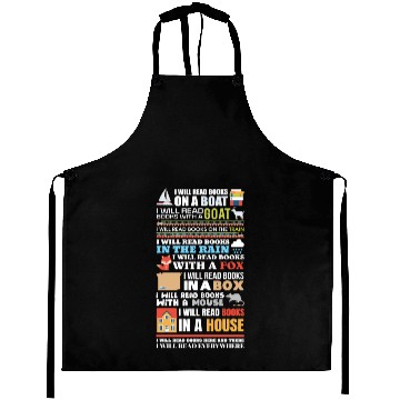 Discover Reading Library Literature Read Books Lover Reader Aprons