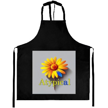 Discover Colorful flower, atypical or neurodivergent Aprons