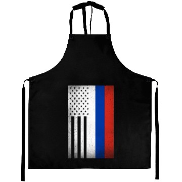 Discover Russia Design for proud Russian Americans Aprons