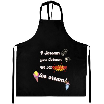 Discover we all scream iceceam Aprons