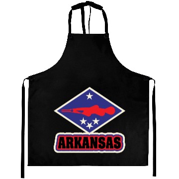 Discover US States ARKANSAS Aprons