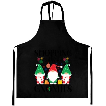 Discover Shopping With My Gnomies, Holiday Shopping Gnomes Aprons
