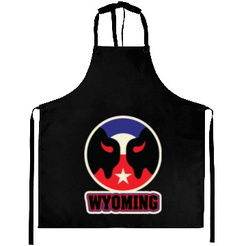 Discover US States WYOMING Aprons