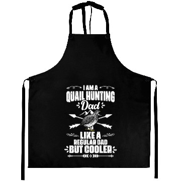 Discover Funny Quail Hunting Season For A Bobwhite Quail Aprons