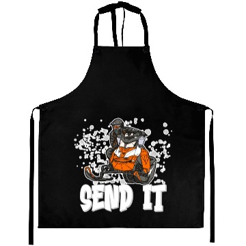 Discover Send It Ride Like You Stole It Snowmobile Aprons