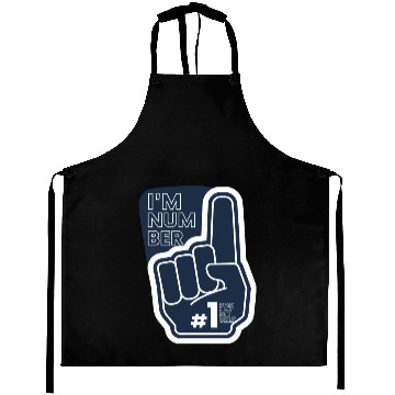 Discover I'm number 1 affirmation Aprons
