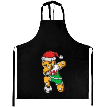 Discover Christmas Aprons, Soccer Boy Jersey Dabbing