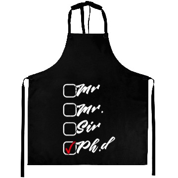 Discover Ph.D Doctorate Dr. Phd Student Aprons