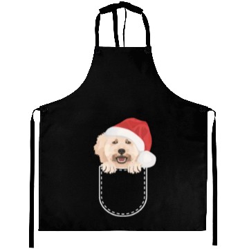 Discover Poodle Merry Christmas Aprons