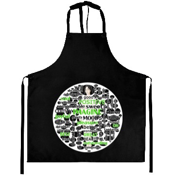 Discover Illustration with Watchwords – Positive Words Aprons