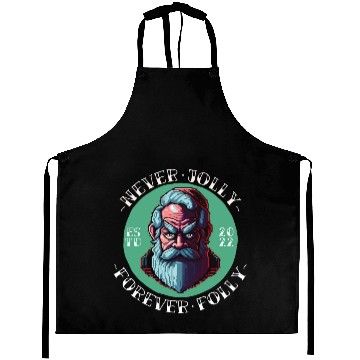 Discover Grumpy Santa Aprons