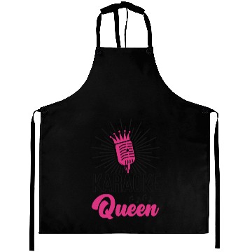 Discover Karaoke Singer 80s Retro Karaoke Aprons