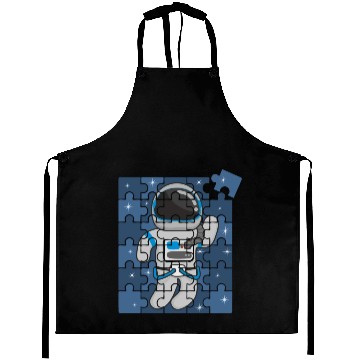 Discover Autism Spaceman Astro Cosmo Space Lover Autism Awa Aprons