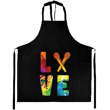 Discover Karaoke Singer Microphone Vocalist Aprons