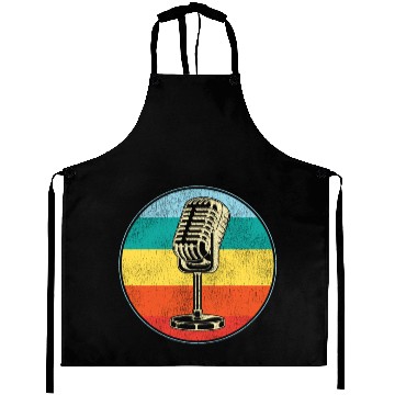 Discover Karaoke Singer Microphone Vocalist Aprons