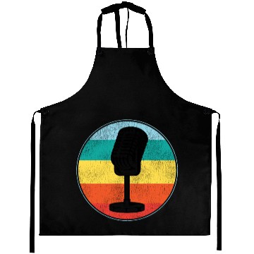 Discover Karaoke Singer Microphone Vocalist Aprons