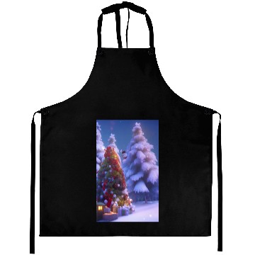 Discover Christmas tree Christmas is approaching Aprons