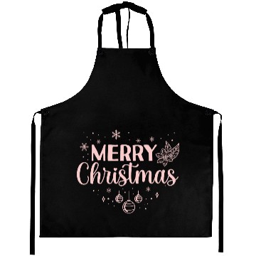 Discover Pastel Christmas Holiday X-Mas Lover Aprons