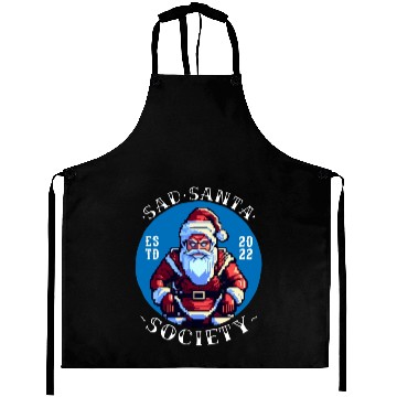 Discover Sad Santa Aprons
