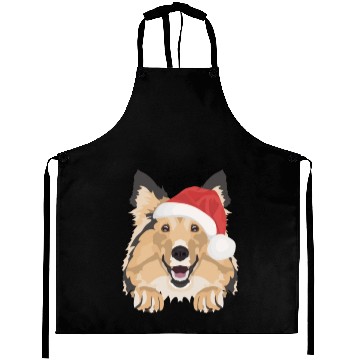 Discover Shetland Sheepdog Merry Christmas Aprons