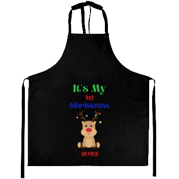 Discover its My First christmas deer Aprons