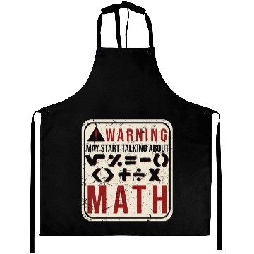Discover Funny Mathematician Humor Math Teacher Aprons
