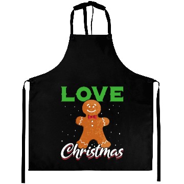 Discover Gingerbread Xmas Lover Aprons