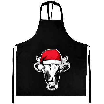 Discover Christmas Animals Cattle Xmas Farmer Aprons