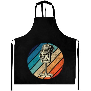 Discover Karaoke Singer Microphone Vocalist Aprons