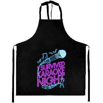Discover Karaoke Singer 80s Retro I Aprons