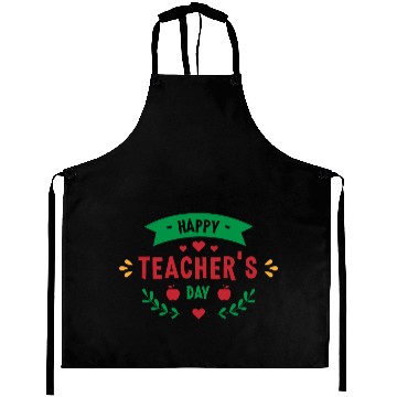 Discover Happy Teacher Day Quote Aprons