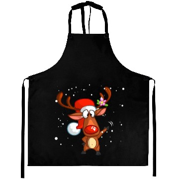 Discover Christmas Deer Aprons