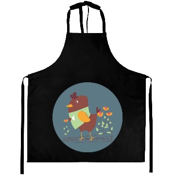 Discover Kawaii cute chicken for farmers own farm animals Aprons
