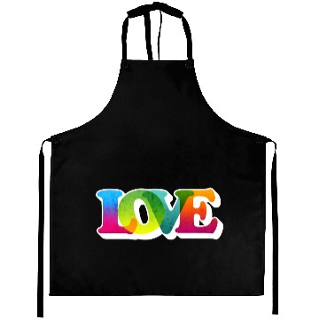 Discover COLORFUL LOVE LETTERS Aprons