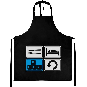 Discover gaming daily repeat computer Aprons