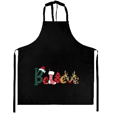 Discover Xmas Christmas Believe Buffalo Plaid Aprons