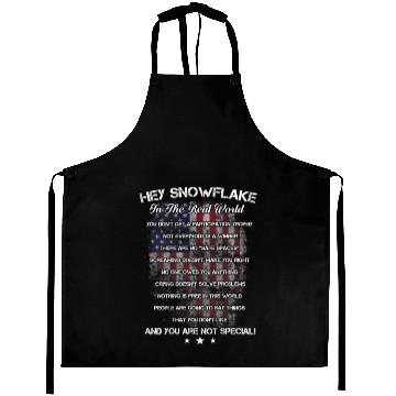 Discover Hey Snowflake In The Real World Veteran Aprons