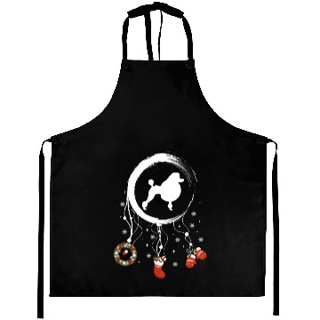 Discover dog dreamcatcher Christmas Poodle Aprons