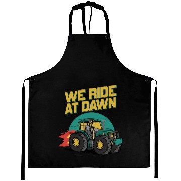 Discover We Ride At Dawn Dad Lawn Mower Make Laugh Day Yard Aprons