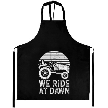 Discover We Ride At Dawn Dad Lawn Mower Make Laugh Day Yard Aprons